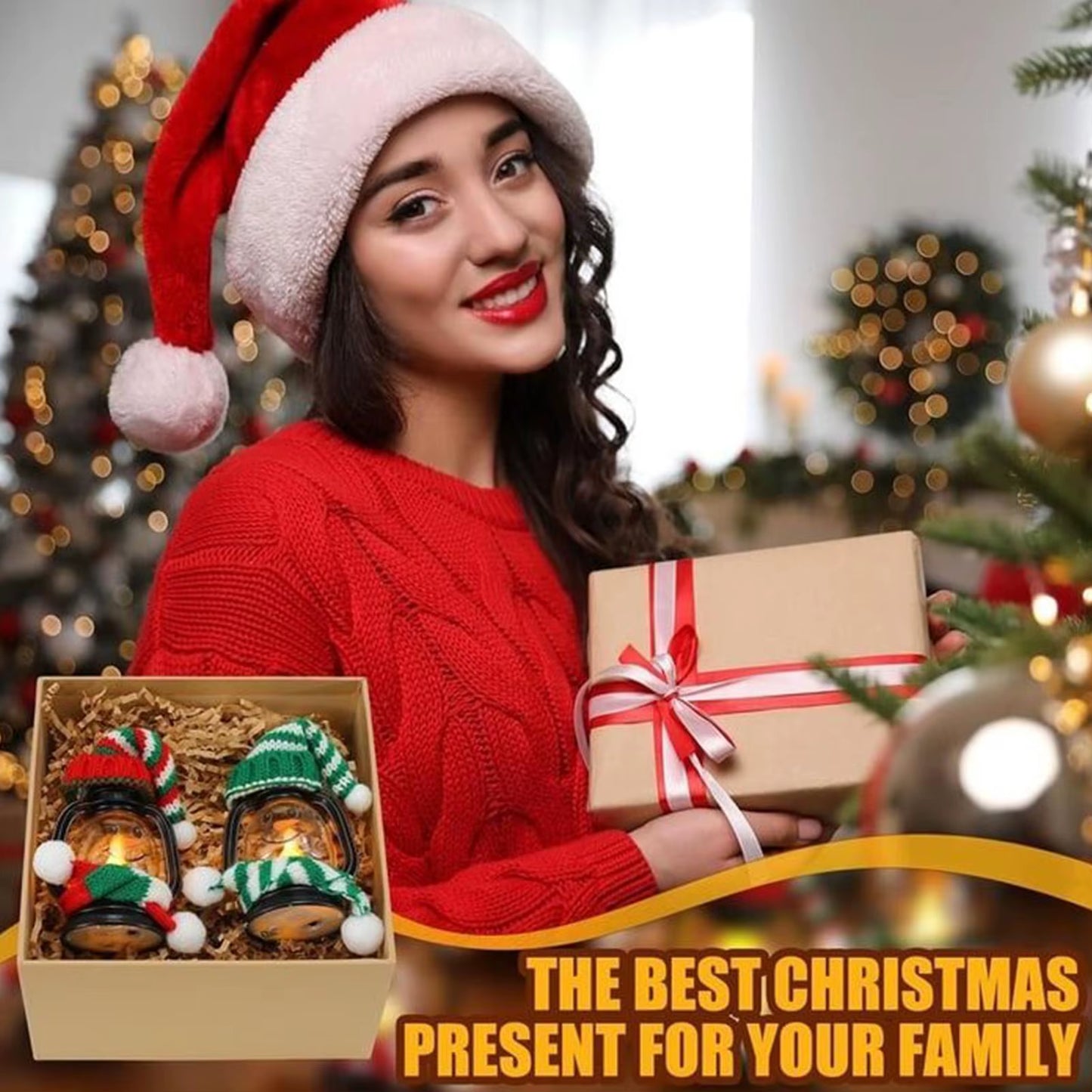 Linterna de muñeco de nieve 